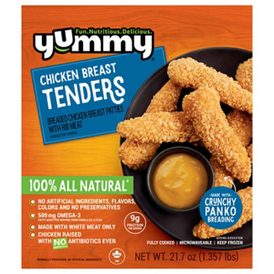 Yummy Chicken Breast Tenders All Natural - 24.5 Oz