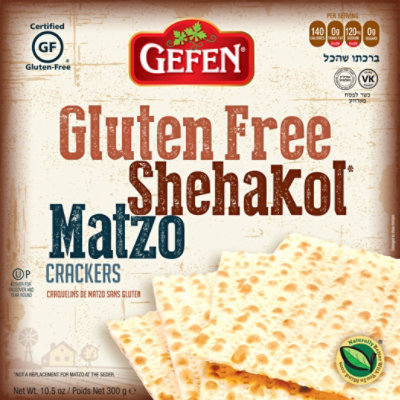 Gefen Matzo Cracker Gf 10.5 Oz Safeway