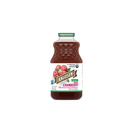 R.W. Knudsen Just Cranberry Juice Organic- 32 Fl. Oz. - Image 2