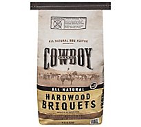 Cowboy Range Style Hardwood Briquets - 14 Lb
