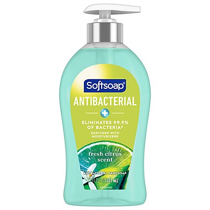 Softsoap Antibacterial Liquid Hand Soap Fresh Citrus - 11.25 Fl. Oz. - Image 2