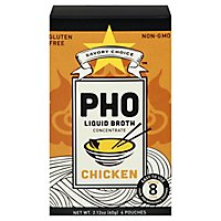 Savory Choice Broth Liquid Concentrate Authentic Pho Chicken Flavor Pouches - 2.12 Oz - Image 3