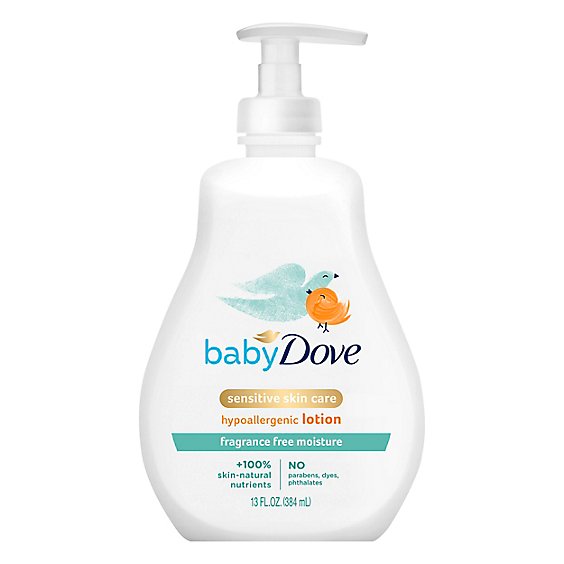 Dove Baby Lotion Sensitive Moisture Fragrance Free - 13 Fl. Oz.