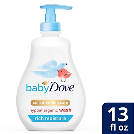 Dove Baby Tip To Toe Wash Rich Moisture - 13 Fl. Oz. - Image 1