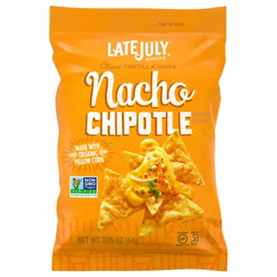 Late July Nacho Chipotle Clasico Tortilla Chips - 2.25 Oz