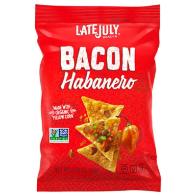 Late July Bacon Habanero Clasico Tortilla Chips - 2.25 Oz