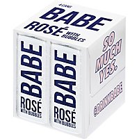 BABE Rose with Bubbles In Slim Cans - 4-250 Ml - Image 1
