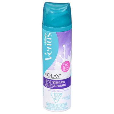 Gillette Venus Shave Gel With Olay Ultra Moisture Violet Swirl - 6 Oz