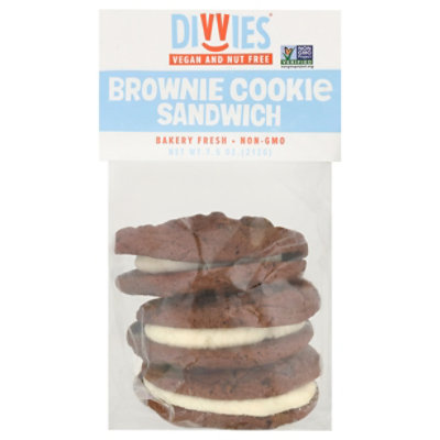 Divvies Cookie Brownie With Vanilla 3 Count - 7.5 Oz