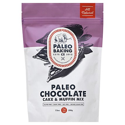 Paleo Baking Mix Cake & Muffin Paleo Chocolate - 7.3 Oz - Image 1