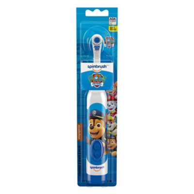 Spinbrush Paw Patrol Kids Spinbrush Electric Battery Soft Toothbrush - Each - Image 1