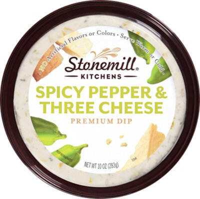 Stonemill Kitchens Dip Premium Spicy Pepper & Three Cheese - 6-10 Oz - Image 2