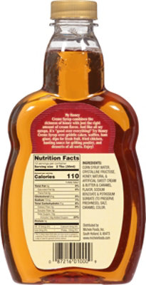 Micheles Syrup Honey Creme - 13 Oz - Image 6
