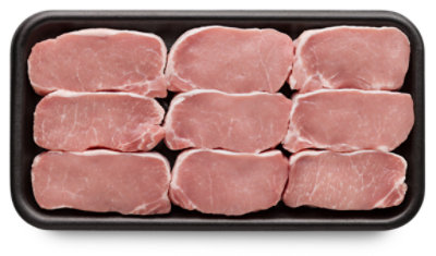 Meat Counter Pork Loin Top Loin Chops Boneless - 2 LB