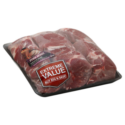 Meat Counter Pork Loin Sirloin Roast Boneless Vac Pac - 14.50 LB