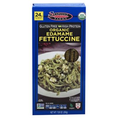 Seapoint Farms Pasta Organic Edamame Fettuccine Box - 7.05 Oz - Image 3