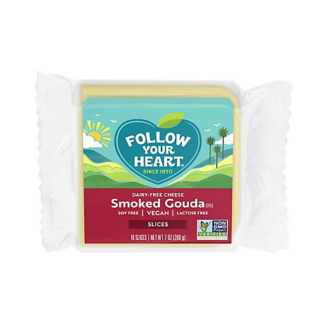 Follow Your Heart Dairy-Free Smoked Gouda Slices - 7 Oz