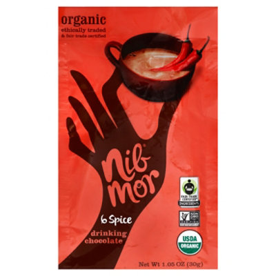 NibMore Drinking Chocolate 6 Spice - 1.05 Oz