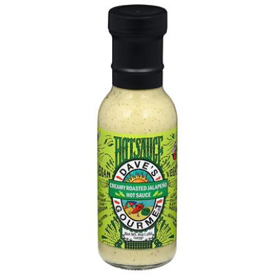 Daves Gourmet Sauce Hot Jlpno Crmy Rst - 8 Oz
