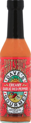 Daves Gourmet Sauce Hot Crmy Garlic  Red Pepper - 8 Oz - Image 2