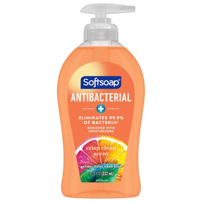 Softsoap Antibacterial Liquid Hand Soap Pump Crisp Clean - 11.25 Fl. Oz. - Image 1