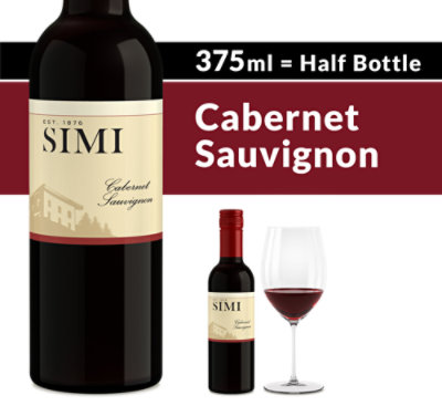 SIMI Cabernet Sauvignon Red Wine - 375 Ml