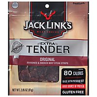 Jack Links Meat Snacks Beef Steak Strips Extra Tender Gluten Free Original - 2.85 Oz - Image 2