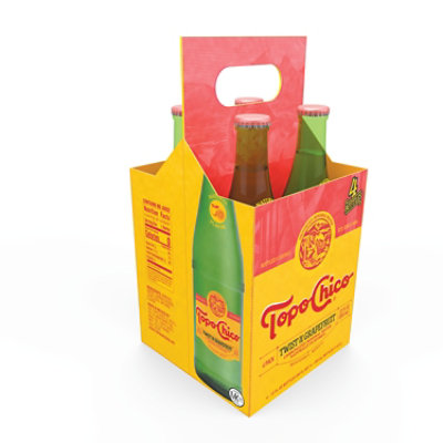 Topo Chico Mineral Water Sparkling Twist Of Grapefruit - 4-12 Fl. Oz. - Image 1