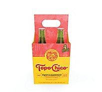 Topo Chico Mineral Water Sparkling Twist Of Grapefruit - 4-12 Fl. Oz.