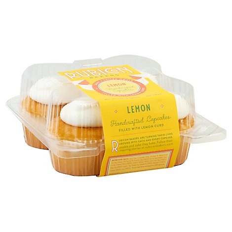 Rubicon Cupcakes Triple Lemon 4 Pack  - Each
