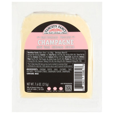 Yanceys Fancy Cheddar With Champagne - 7.6 Oz - Image 3