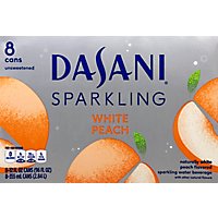 Dasani Water Sparkling Zero Calorie White Peach Flavored 8 Count - 12 Fl. Oz. - Image 3