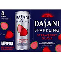 Dasani Water Sparkling Zero Calorie Strawberry Guava Flavored 8 Count - 12 Fl. Oz. - Image 2
