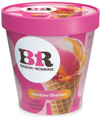 Baskin Robbins Sherbet Rainbow - 14 Fl. Oz. - Image 2