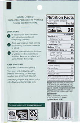 Simply Organic Mix Gravy Rstd Turkey Org - 0.85 Oz - Image 5