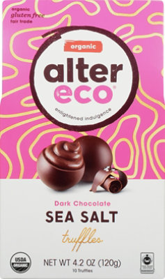 Alter Eco Organic Sea Salt Truffles - 4.2 Oz - Image 1