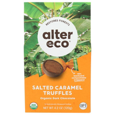 Alter Eco Choc Truffle Sltd Caramel - 4.2 Oz - Image 2