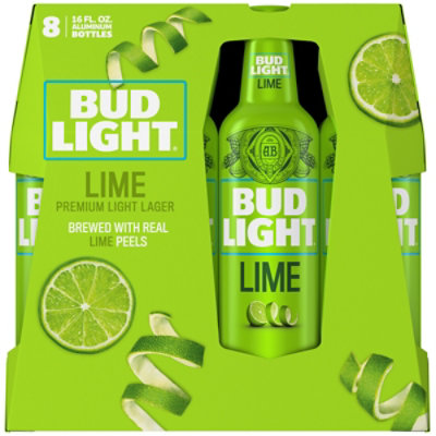 Bud Light Lime American Lager Beer in Aluminum Bottles - 8 - 16 Fl. Oz. - Image 3