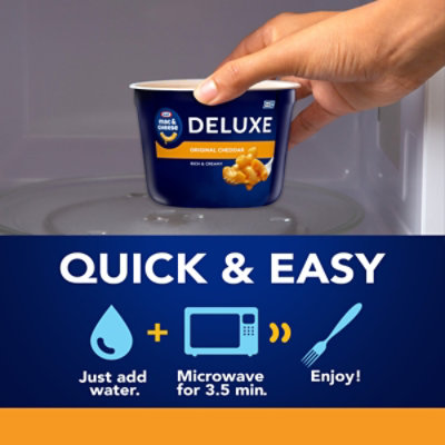 Kraft Deluxe Original Mac & Cheese Macaroni and Cheese Dinner - 4 - 2.39 Oz - Image 3