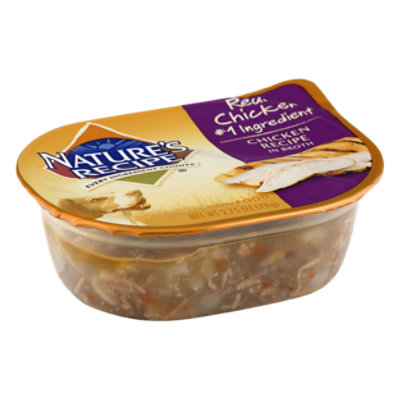 Natures Recipe Dog Food Chicken Recipe in Broth Cup - 2.75 Oz - Pavilions