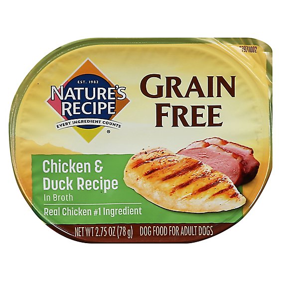 Nature's Recipe Grain Free Easy to Digest Chicken and Duck Recipe in Broth Wet Dog Food Nature's Recipe Grain Free Easy to Digest Chicken and Duck Recipe in Broth Wet Dog Food