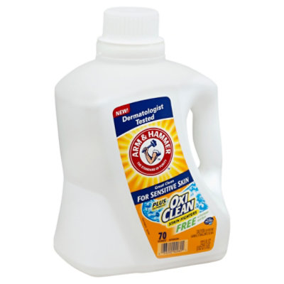 ARM & HAMMER Detergent Liquid Oxi Clean For Sensitive Clean - 122.5 Fl. Oz.