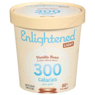 Enlightened Ice Cream Light Vanilla Bean 1 Pint - 473 Ml