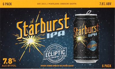 Ecliptic Starburst Ipa In Cans - 6-12 Fl. Oz. - Image 3