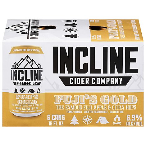 Incline Cider Company The Explorer Hopped Cider In Cans - 6-12 Fl. Oz.