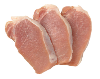 Meat Counter Pork Loin Top Loin Chops Thin Boneless - 1.50 LB - Image 1