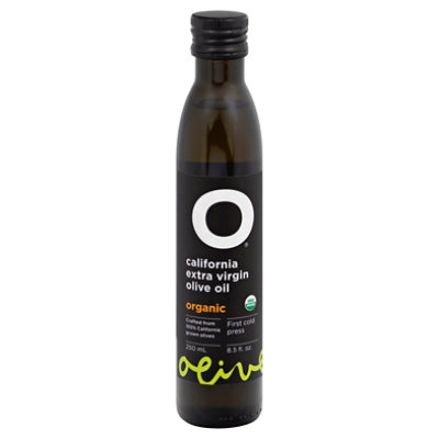 O Olive Oil & Vinegar Olive Oil Organic Califonia Extra Virgin Unfiltered - 8.5 Fl. Oz.