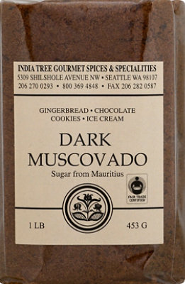 India Tree Dark Muskovado Sugar - 16 Oz - Image 2