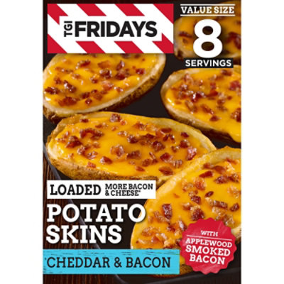  TGI Fridays Loaded Potato Skins Cheddar & Bacon - 22.3 Oz 