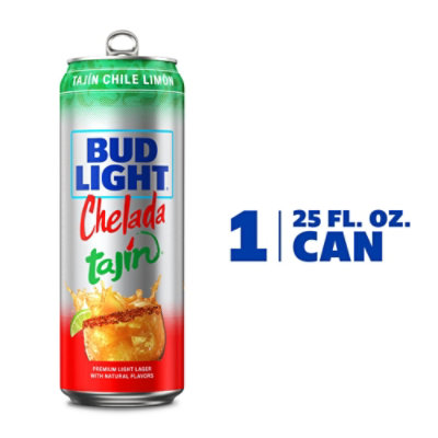 Bud Light Chelada Tajin Chile Limon Beer Tall Can -  25 Fl. Oz. - Image 1